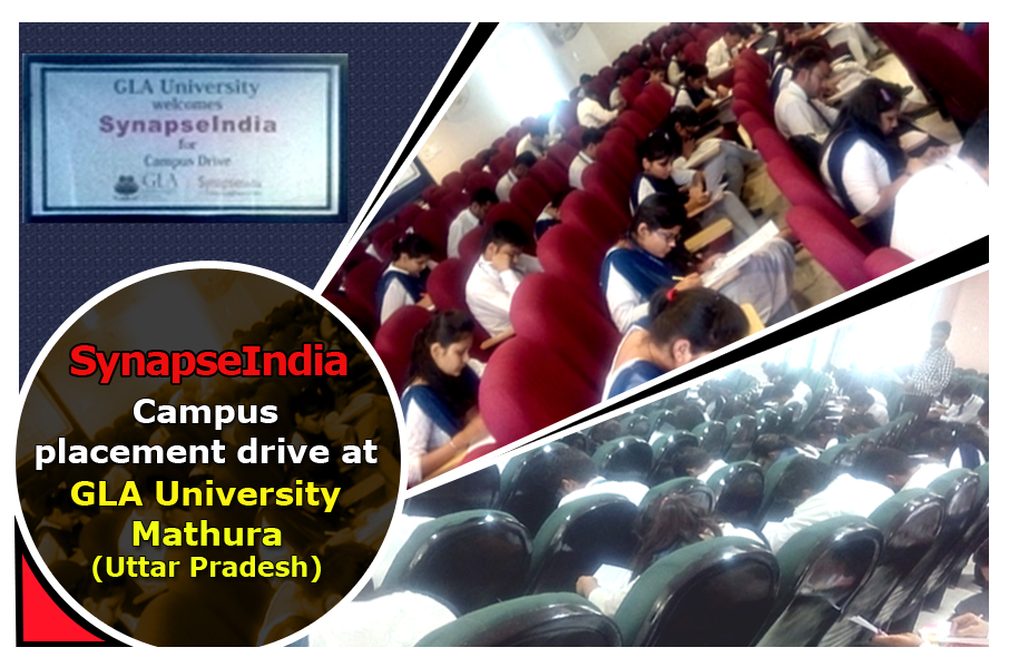 SynapseIndia Campus Placement Drive at GLA