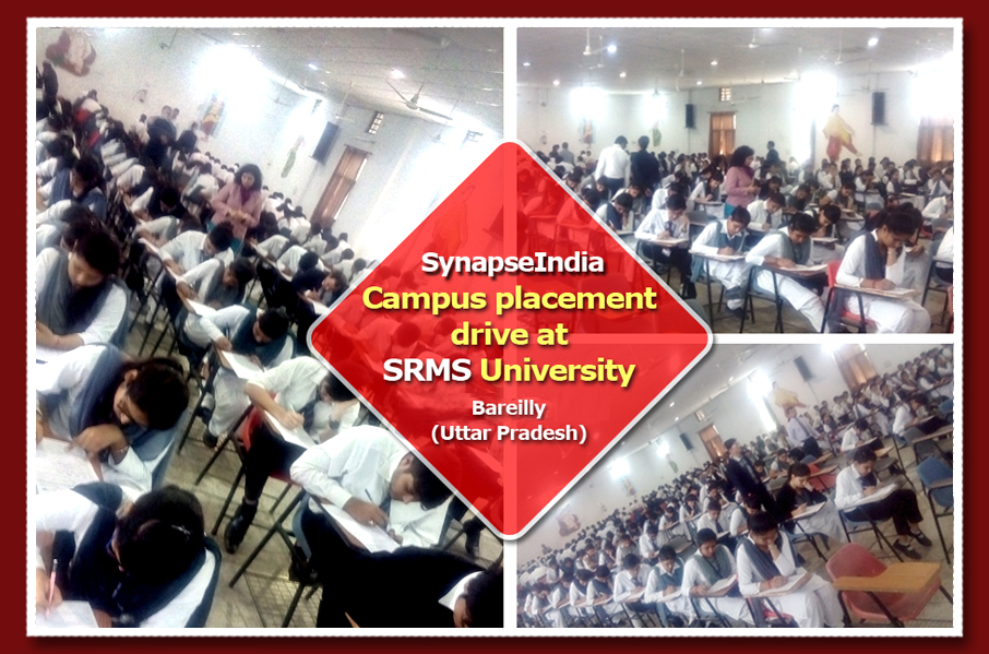 SynapseIndia Campus Placement Drive at SRMS