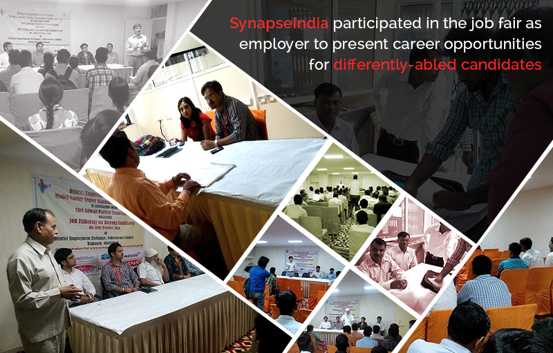 SynapseIndia participated in job fair for differently abled candidates